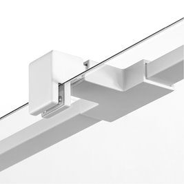 Biała kabina prysznicowa trójścienna prawa 100x120 cm EXK-2893 Avexa White New Trendy