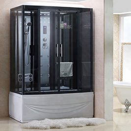 Kabina prysznicowa z hydromasażem prostokątna zabudowana 170x85 MO-0505-170