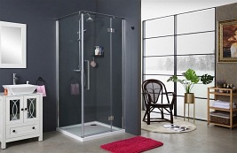 Kabina prysznicowa prostokątna 80x90 cm BKP248T09/08P Fresh Line Prawa