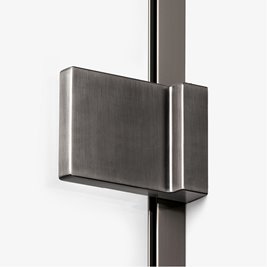 Stal szczotkowana ścianka prysznicowa 90 cm EXK-7092 Avexa Gunmetal Brushed New Trendy