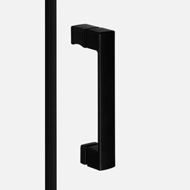 Drzwi prysznicowe uchylne prawe kolor czarny 120 cm D-0863A New Trendy Nesta Black