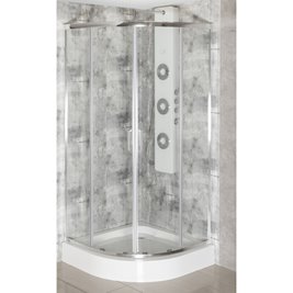 Kabina prysznicowa z niskim brodzikiem 90x90 Aruba Kerra
