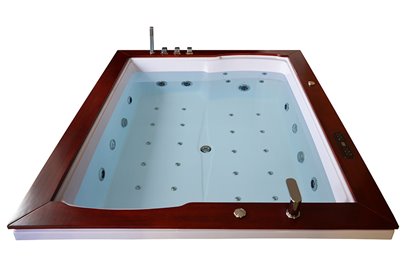 Wanna z hydromasażem prostokątna 180x150 cm MO-1666HC