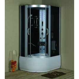 Kabina prysznicowa z hydromasażem i sauną parową 120x85 lewa MO-09912LS