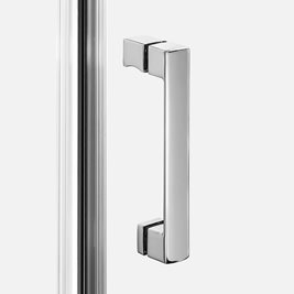 Kabina prysznicowa uchylna lewa kolor chrom 90x120 cm K-3607 New Trendy Nesta Chrome