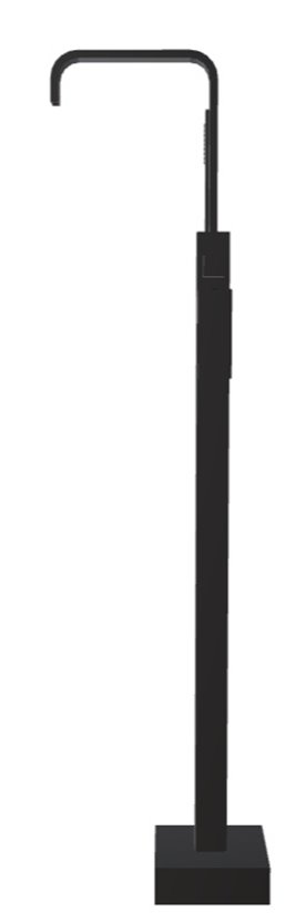Bateria wannowa wolnostojąca czarny matt Modern II Besco BW-MII-CZ