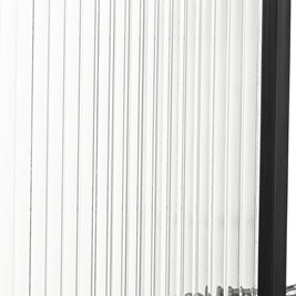 Czarna kabina prysznicowa kwadratowa ryflowane szkło 80x80 Soho BL Solo Kerra