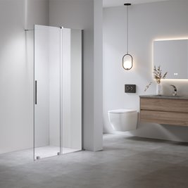 Ścianka prysznicowa rozsuwana szkło 8 mm szerokość 100 cm ASTRA-CH-A-100