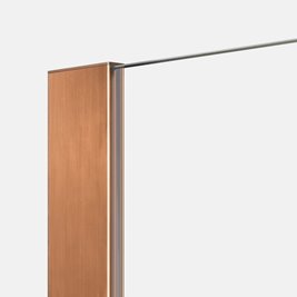 Ścianka prysznicowa miedziana 140 cm K-1753 Nesta Copper Brushed New Trendy