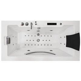 Wanna z hydromasażem przyścienna Turbo+ 180x91 cm MO-1007