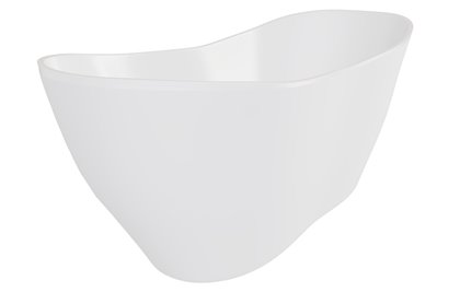 Matowa wanna wolnostojąca 160 cm + klik-klak złoty Viya Matt Besco WMMB-160VKG