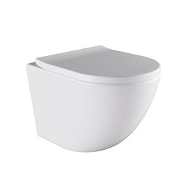 Zestaw podtynkowy stelaż GEBERIT DUOFIX + miska PURO-WH-02 + przycisk DELTA 50 czarny połysk