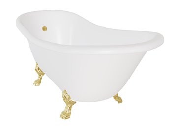 Wanna wolnostojąca 170 nogi złote Otylia Besco WKO-170W+ZL