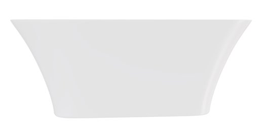 Matowa wanna wolnostojąca z konglomeratu + klik-klak chrom 160 cm Assos Matt Besco WMMB-160A