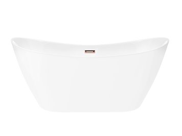 Wanna wolnostojąca akrylowa Nauti Corsan 160 cm korek klik-klak miedziany