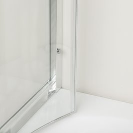 Kabina prysznicowa jednoskrzydłowa półokrągła 90x90x195 cm RPS Solid Kerra