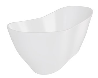 Wanna wolnostojąca 170 cm + klik-klak czarny Viya Besco WMD-170-VKB