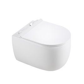 Zestaw podtynkowy stelaż GEBERIT DUOFIX + miska LAKE-WH-TR-01 + przycisk DELTA 50 chrom