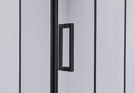 Kabina prysznicowa loftowy styl 90x90 czarne szprosy BS13B