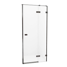 Drzwi prysznicowe uchylne prawe 130 cm EXK-3255 Avexa New Trendy Gunmetal Brushed