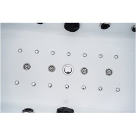 Wanna z hydromasażem prostokątna 180x100 cm Boston 926W Hydrosan