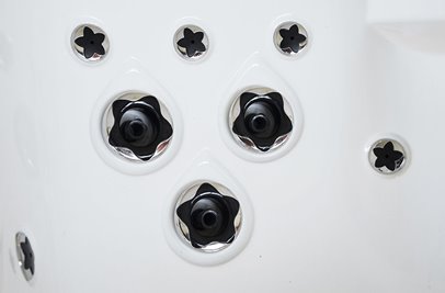 Wanna spa z hydromasażem asymetryczna 180x122 cm MUS-1062 LEWA