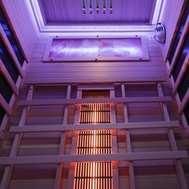 Sauna na podczerwień 2-osobowa 90x90 cm grzejniki kwarcowe i karbonowe Alta1 Infrared