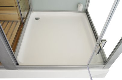 Sauno kabina prysznicowa prostokątna 180x110 cm MO-1752W LEWA TRIO