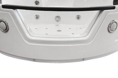 Wanna łazienkowa z hydromasażem Spa narożna 150x150 cm MO-0312