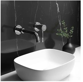 Bateria umywalkowa podtynkowa box Rea Lungo Diamond Chrom