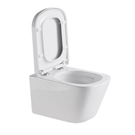 Zestaw podtynkowy stelaż CERSANIT MITO 40 MECH + miska VIVA-WH-02 + przycisk ENTER II chrom