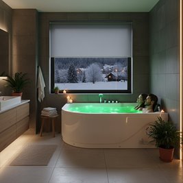 Wanna z hydromasażem asymetryczna Carmen 631 L 180x120