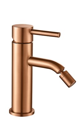 Miedź szczotkowana bateria bidetowa Lungo Rea