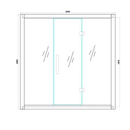 Sauna Combo na podczerwień + fińska 6-osobowa 200x160 cm Helsi2 8KW