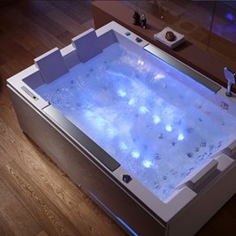 Duża wanna z hydromasażem 180x120 Kari 942 Hydrosan