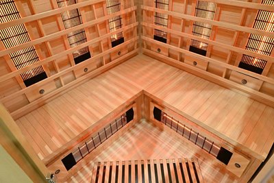 Sauna na podczerwień kamień solny 150X150X190CM MO-RL3CS Infrared Mazur