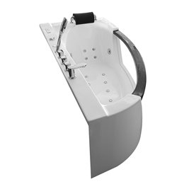 Wanna spa z hydromasażem narożna 170x85 cm MO-0076 PRAWA
