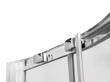 Kabina prysznicowa asymetryczna szkło grafitowe 80x100 Modern Besco