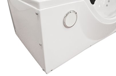 Przyścienna wanna hydromasażowa 180x88 cm MO-1002 Turbo+