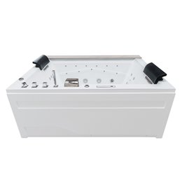 Wanna z hydromasażem prostokątna do zabudowy + obudowa Kalambo WH 190x150 cm