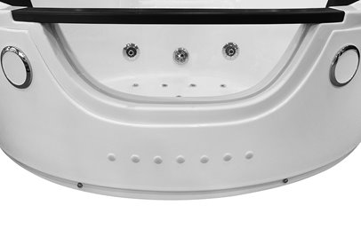 Wanna z hydromasażem narożna 140x140 cm MO-1003