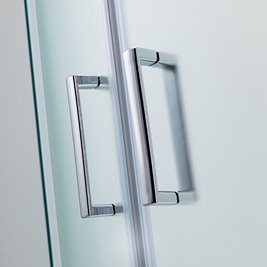 Kabina prysznicowa na głębokim brodziku szkło mrożone 90x90 Maja Hydrosan