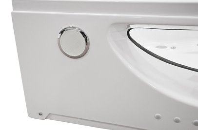 Wanna z hydromasażem Spa narożna Turbo 168x86 cm MO-1633