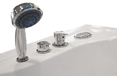 Wanna z hydromasażem narożna 150x100 cm MO-0202