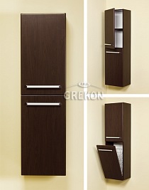 Szafka wisząca wysoka z koszem Fokus W