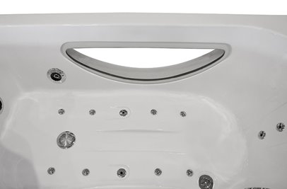 Wanna z hydromasażem Spa narożna Turbo 168x86 cm MO-1633