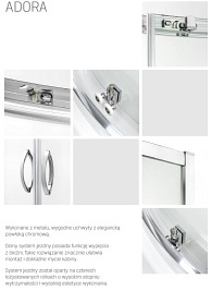 Kabina prysznicowa K-0262 Adora New Trendy