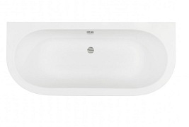 Wanna wolnostojąca przyścienna + klik-klak chrom Vista Besco 140