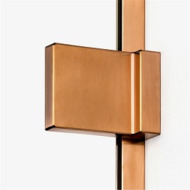 Kabina prysznicowa przyścienna lewa 110x90 cm EXK-3710 Avexa New Trendy Copper Brushed