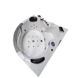 Wanna z hydromasażem narożna podgrzewacz wody Orino 632C 135x135